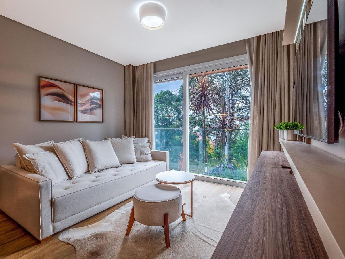Apartamento Alpes Da Montanha 203 - Ap Novo Junto Ao Centro De Gramado + Garagem Exterior foto